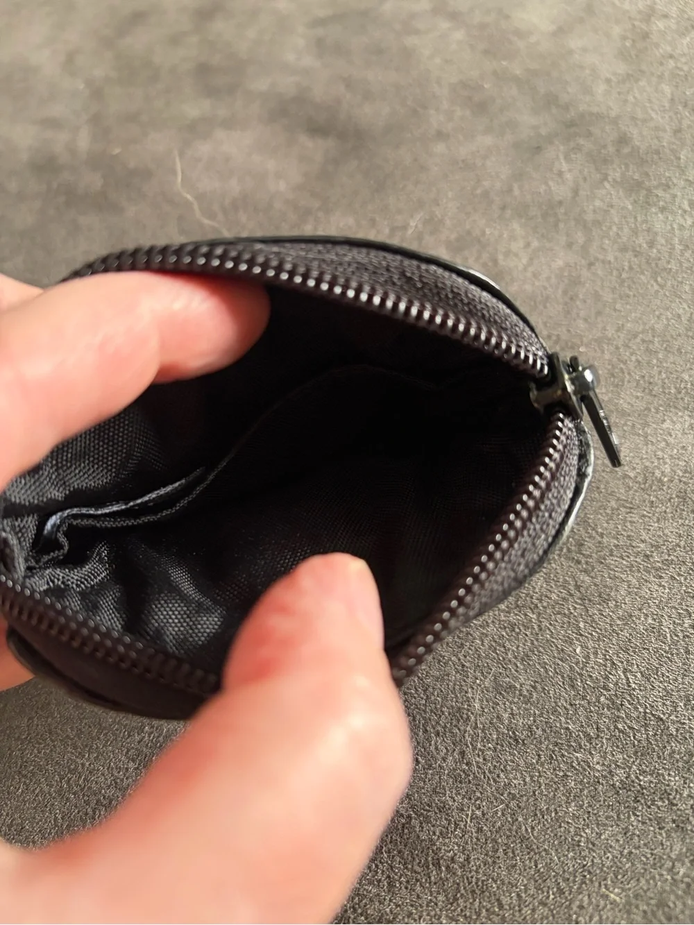 Brighton Black Leather Brown Croc Heart Coin Purse Mini Wallet
